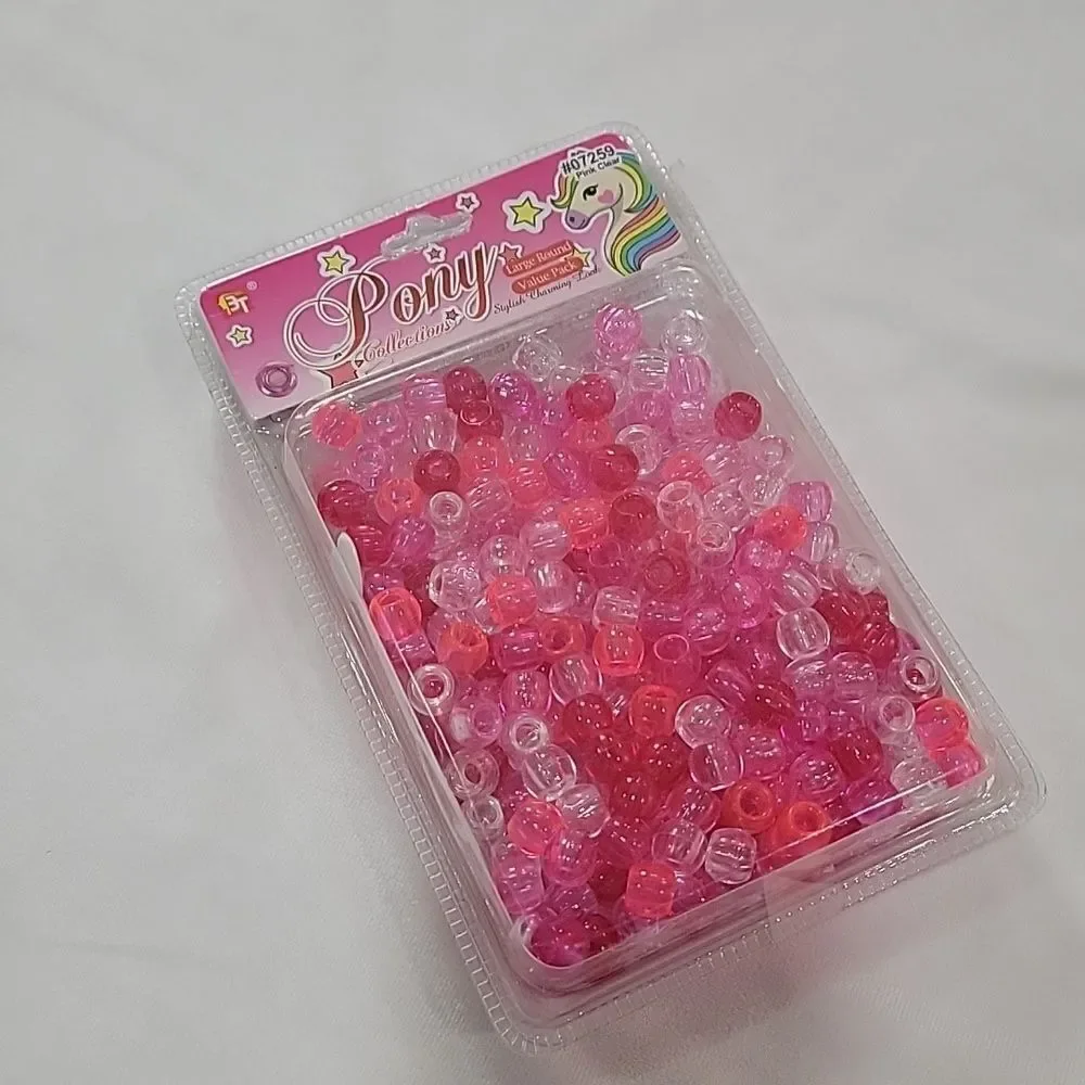🖤5/$20🖤 NEW.. 2 pack pinks large pony beads..